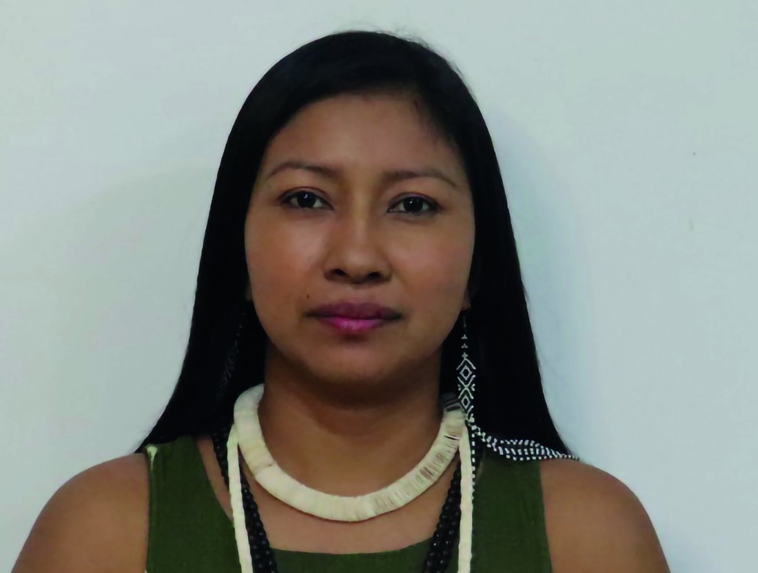 Retrato de Kelliane Wapichana, Tuxaua Geral do Movimento de Mulheres Indígenas