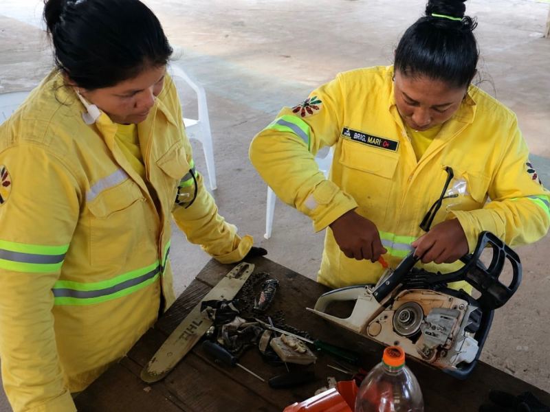 CIR promove primeira capacitação de equipamentos manuais e motorizados para brigadistas indígenas em Roraima