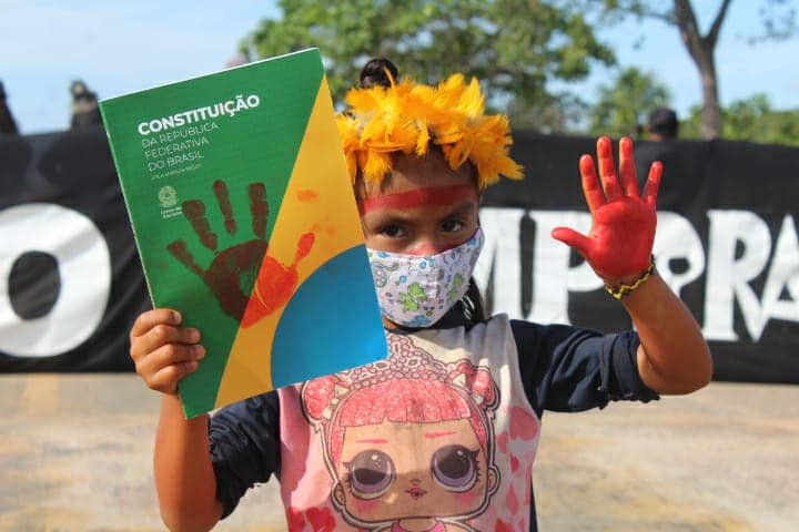 Movimento Indígena de Roraima se mobiliza na BR 174