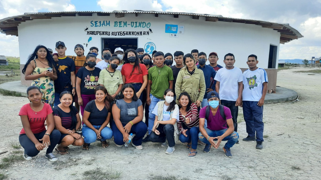 Jovens comunicadores de Roraima da T.I São Marcos participam de formação em comunicação indígena