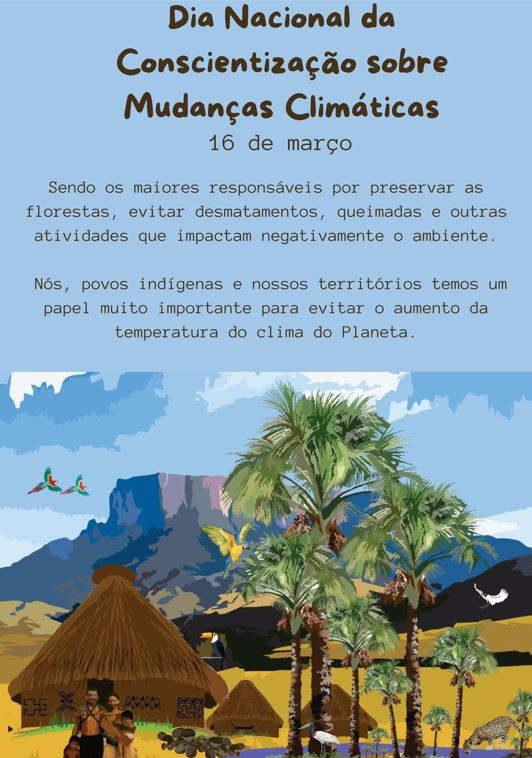 16 de Março Dia Nacional da Conscientização Sobre Mudanças Climáticas.