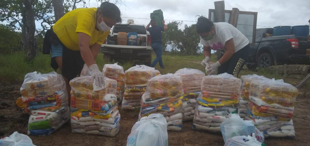 CIR distribui 178 cestas básicas a lideranças indígenas que atuam no combate à Covid-19 em comunidades na segunda fase da campanha