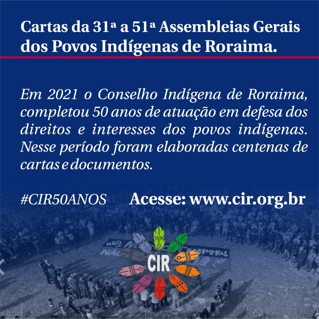 CIR Disponibiliza Cartas das Assembleias Gerais do Povos Indígena