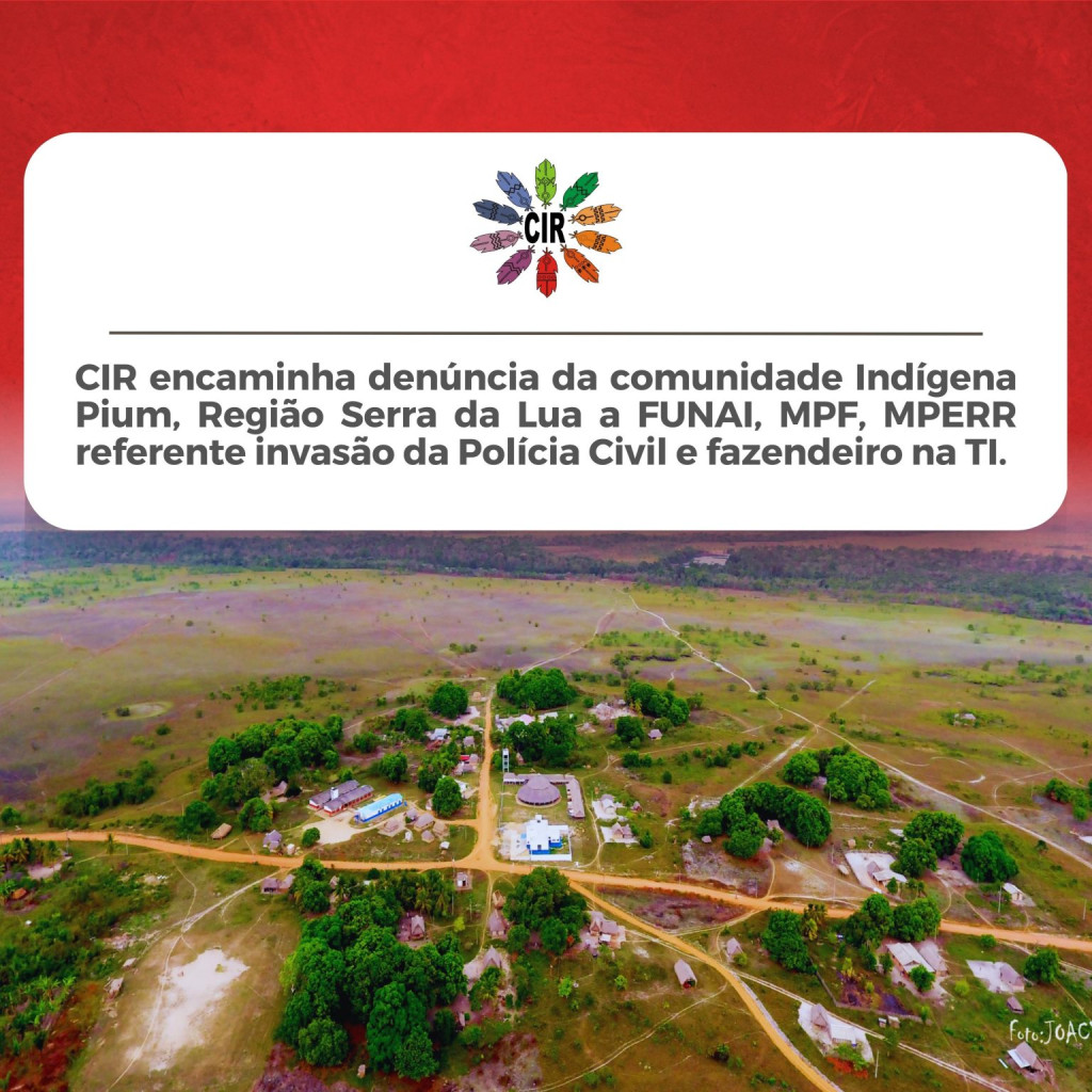 O Conselho Indígena de Roraima (CIR) recebeu nesta sexta-feira (3), de lideranças indígenas da…