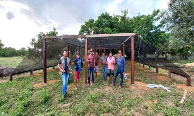 Comunidades das T.Is   São Marcos e Amajarí constroem viveiros de mudas de plantas