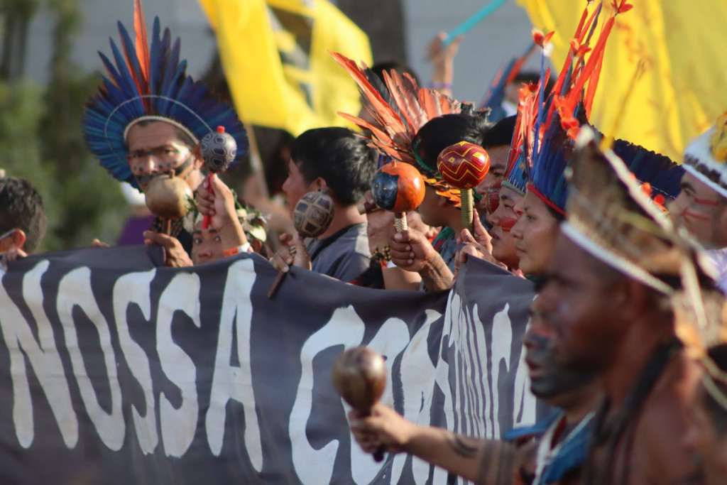 Demarcação Já: delegação de Roraima participa de marcha em Brasília