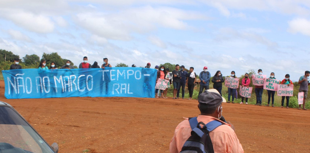 Comunidades Indígenas de Roraima se mobilizam contra o Marco Temporal, contra o Garimpo e pedem fim de Projetos de Lei que afetam os povos