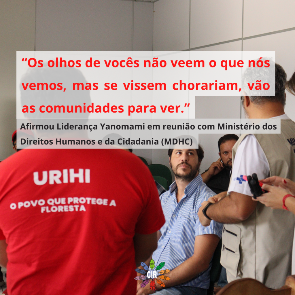 CONSELHO INDÍGENA DE RORAIMA PARTICIPA DE REUNIÃO COM A COMITIVA DO MDHC