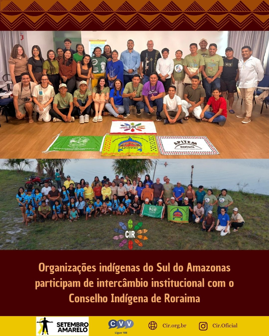 FORTALECIMENTO INSTITUCIONAL: Organizações indígenas do Sul do Amazonas participam de intercâmbio institucional com o Conselho Indígena de Roraima