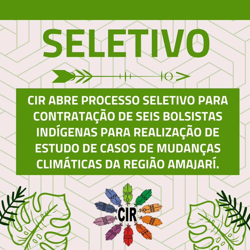 PROCESSO SELETIVO PARA BOLSISTAS INDÍGENAS