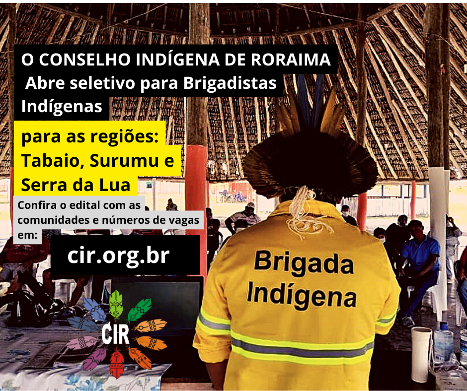 CONSELHO INDÍGENA DE RORAIMA ABRE SELETIVO PARA BRIGADISTAS INDÍGENAS