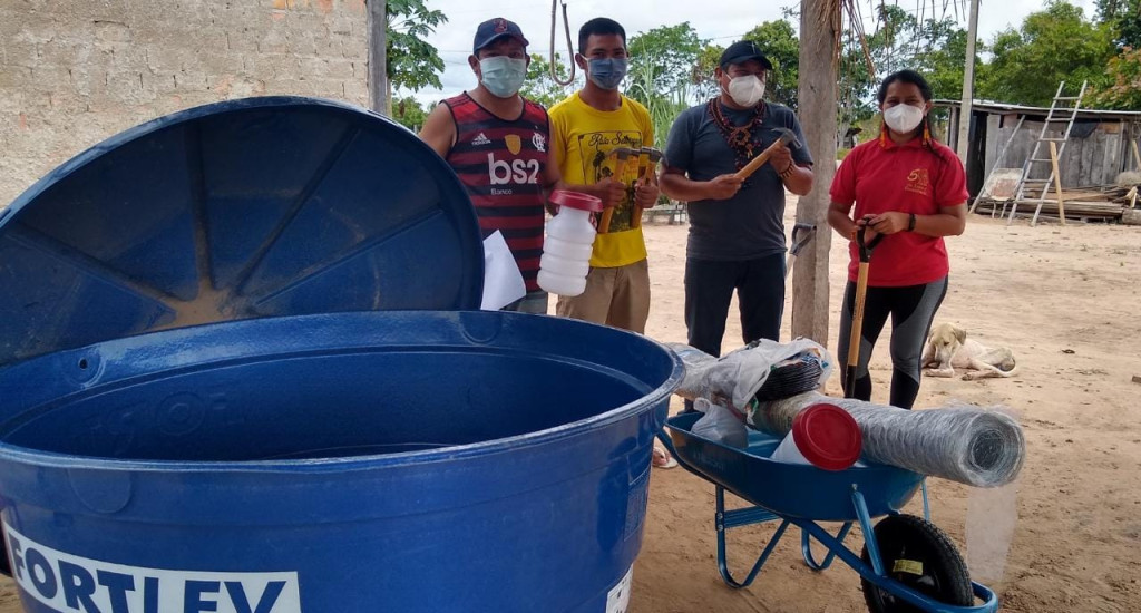 Projeto da juventude da comunidade Canauanim recebe a implementação do PGTA