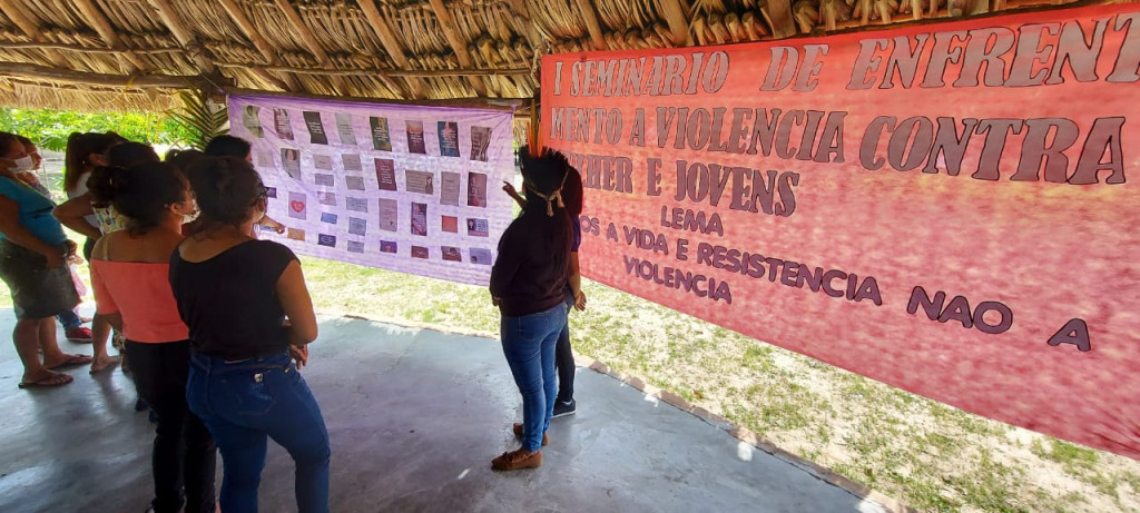 Seminário aborda enfrentamento à violência contra mulheres em comunidade da Região Baixo Cotingo