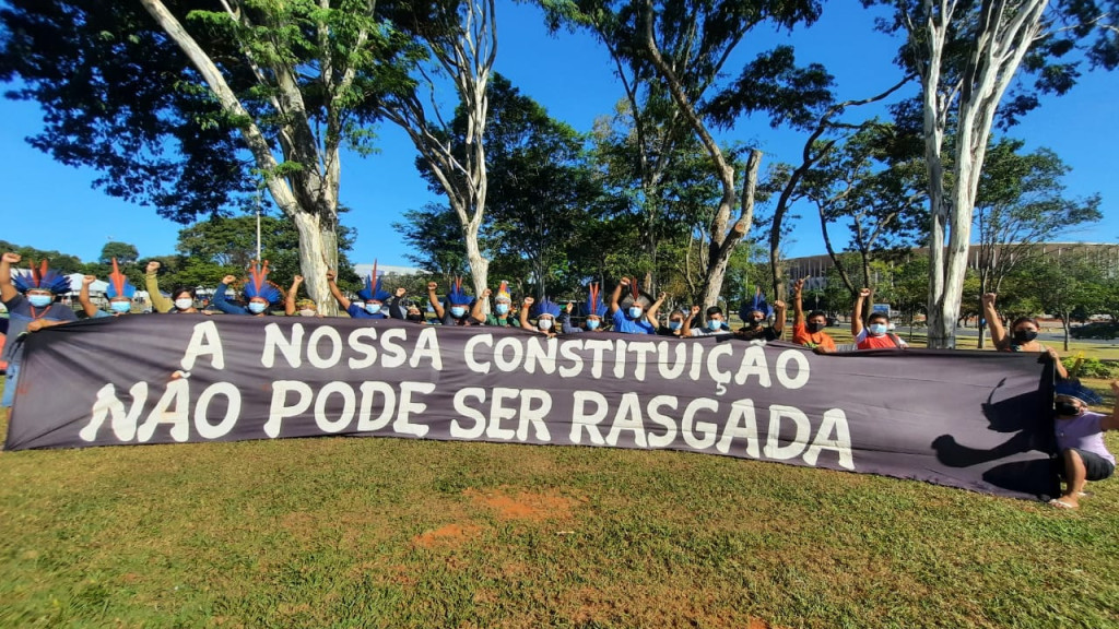 Delegação do CIR participa do Acampamento Terra Livre em Brasília