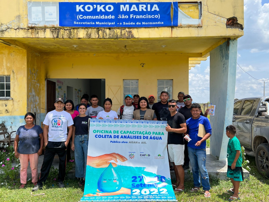 Conselho Indígena de Roraima, em parceria com a CAFOD executa Projeto Água no Polo Base São Francisco, região Baixo Cotingo, T.I Raposa Serra do Sol.