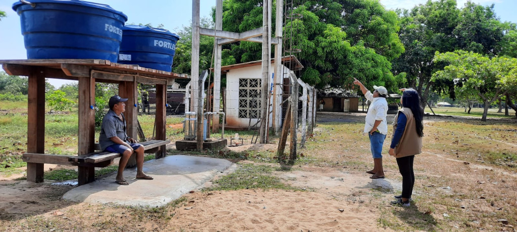 Assessora ambiental do CIR visita comunidade indígena Itacutu para acompanhar resultados do projeto Água