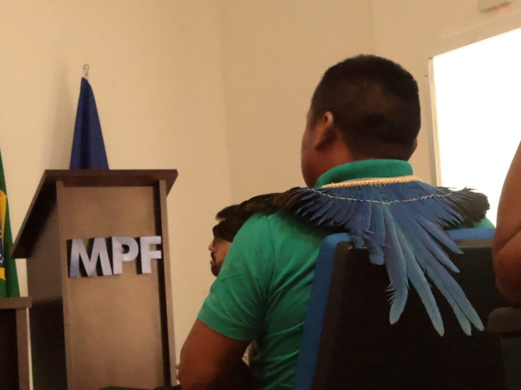 LIDERANÇAS  INDÍGENAS PARTICIPAM DE AUDIÊNCIA NO MPF E COBRAM PROTEÇÃO TERRITORIAL