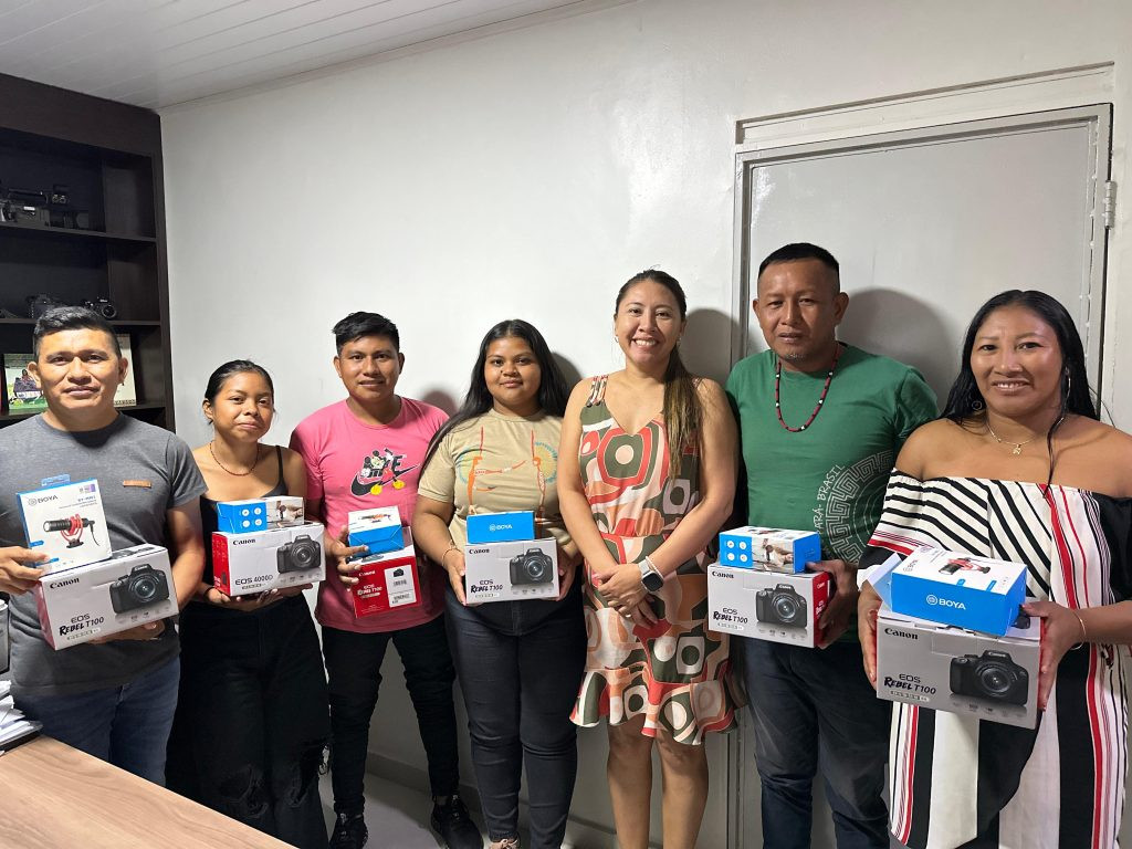 PRIMEIRA ATIVIDADE DA REDE DE COMUNICADORES WAKYWAA APOIADO COM FUNDO CASA É REALIZADO EM BOA VISTA