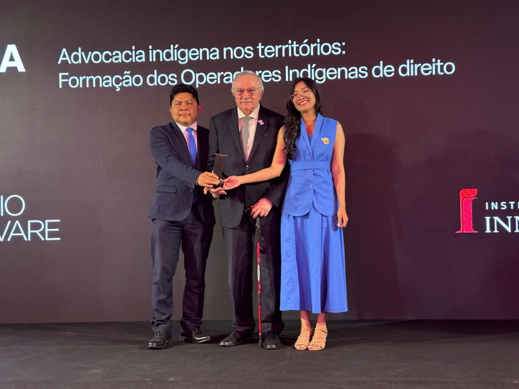 EM CERIMÔNIA NO STF, ADVOGADOS INDÍGENAS DO CIR VENCEM PRÊMIO INNOVARE 2024 NA CATEGORIA ADVOCACIA