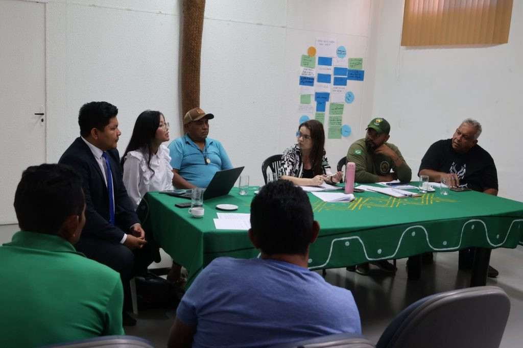 LIDERANÇAS INDÍGENAS DA REGIÃO TABAIO SE REÚNEM COM A FUNAI E O MPF PARA DEBATER A PROTEÇÃO TERRITORIAL
