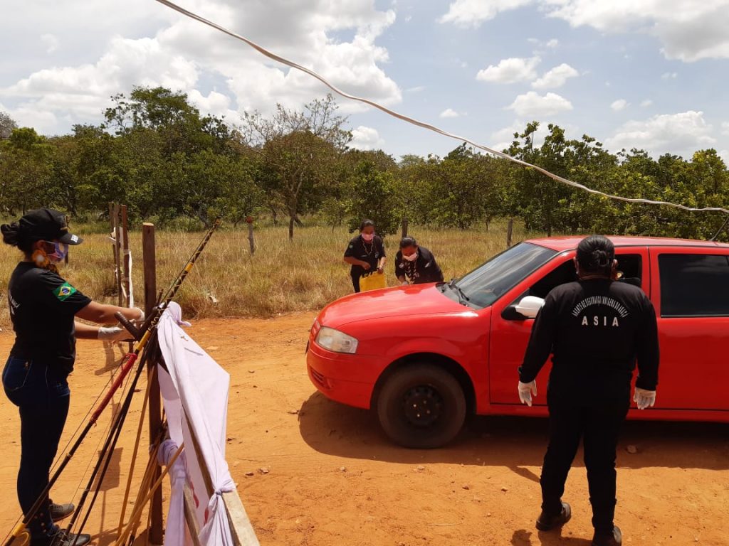 Barreira da comunidade Araçá, região Amajarí