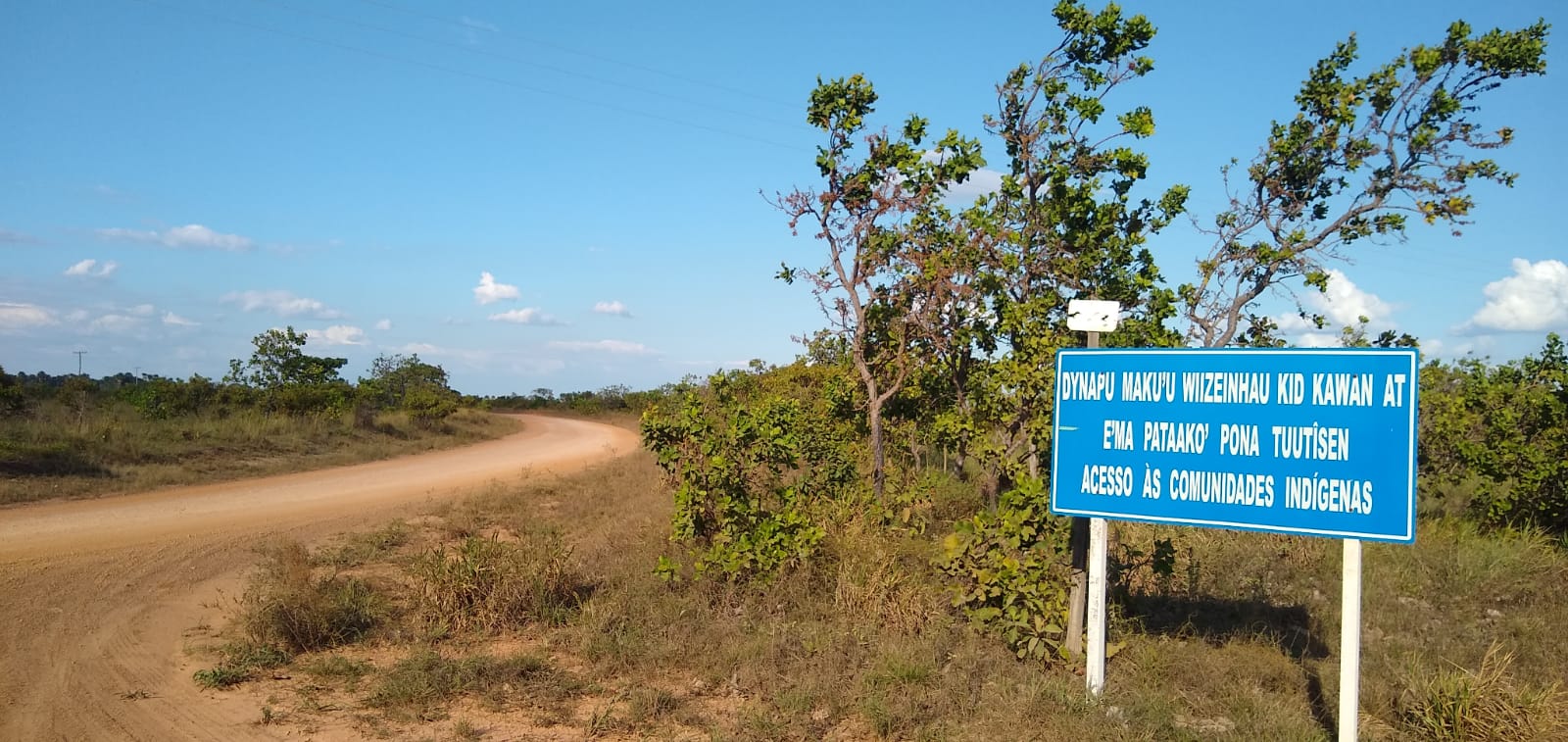 Acesso as comunidades indígenas da T.I Canauanim.