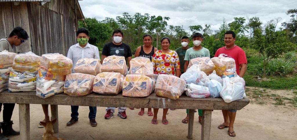 Na Barreira sanitária da Comunidade Cachoeirinha do Sapo, região Serra da Lua