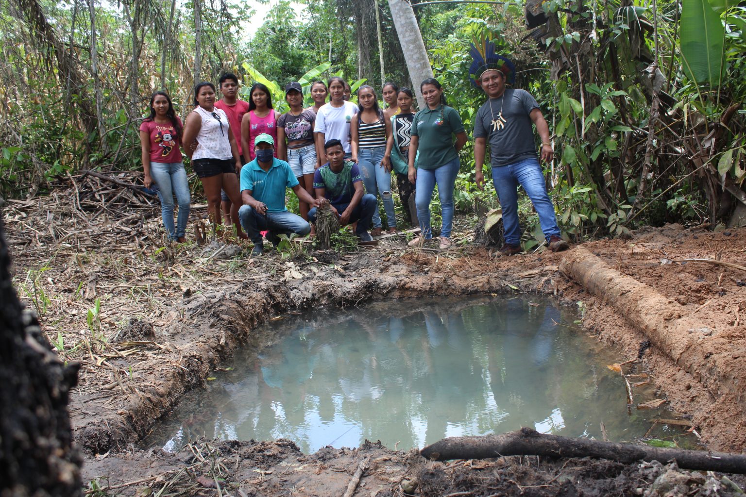 Cacimba para irrigação, Comunidade Mangueira