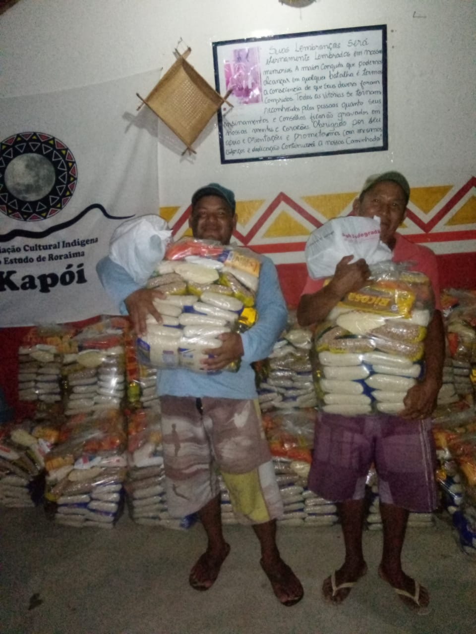 Famílias da organização Kapoi recebem o apoio